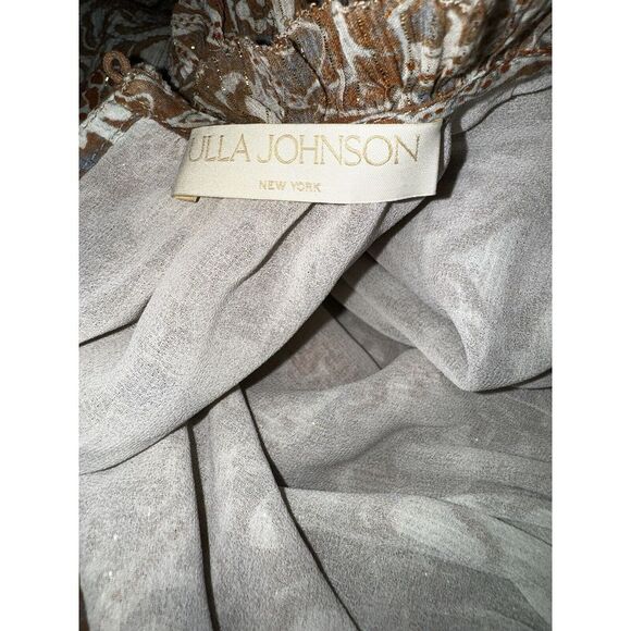 Ulla Johnson MAJA Long Sleeve Ruffled Bohemian Mini Dress Size 0 - Picture 11 of 14